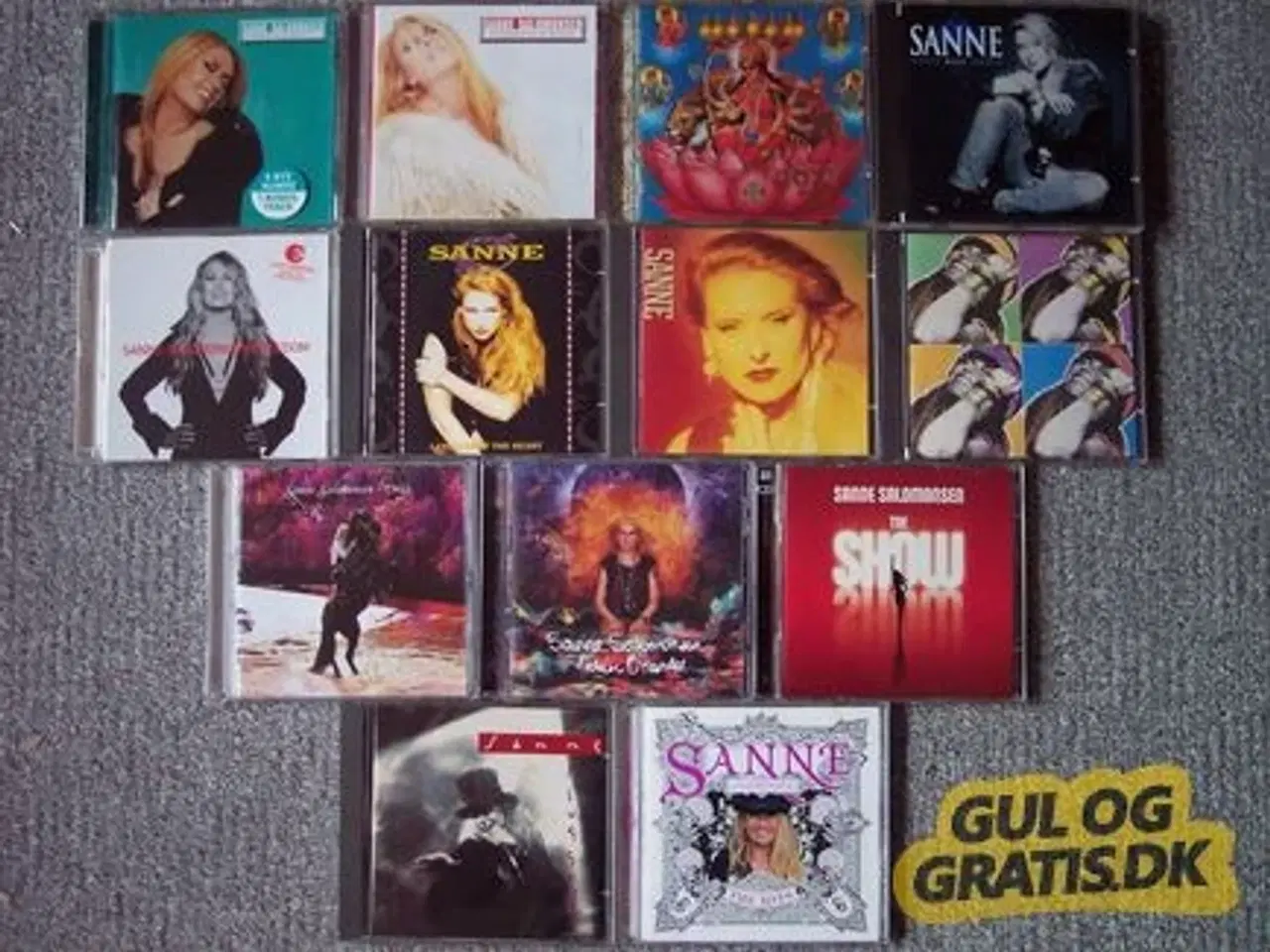 Billede 1 - .SANNE SALOMONSEN  CDer sælges stykvis            