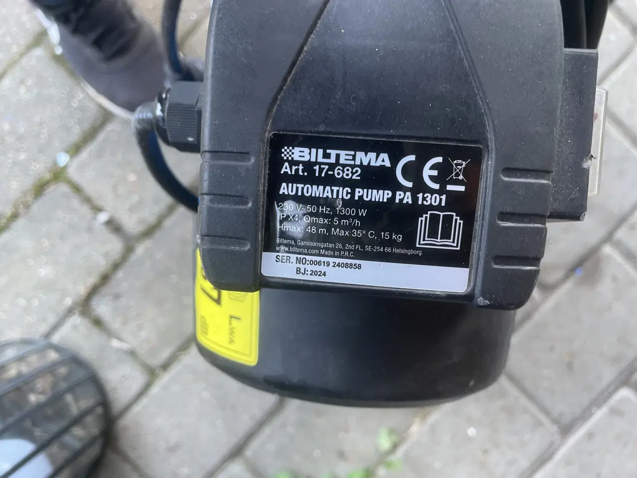 Billede 2 - Biltema vandpumpe 1300W