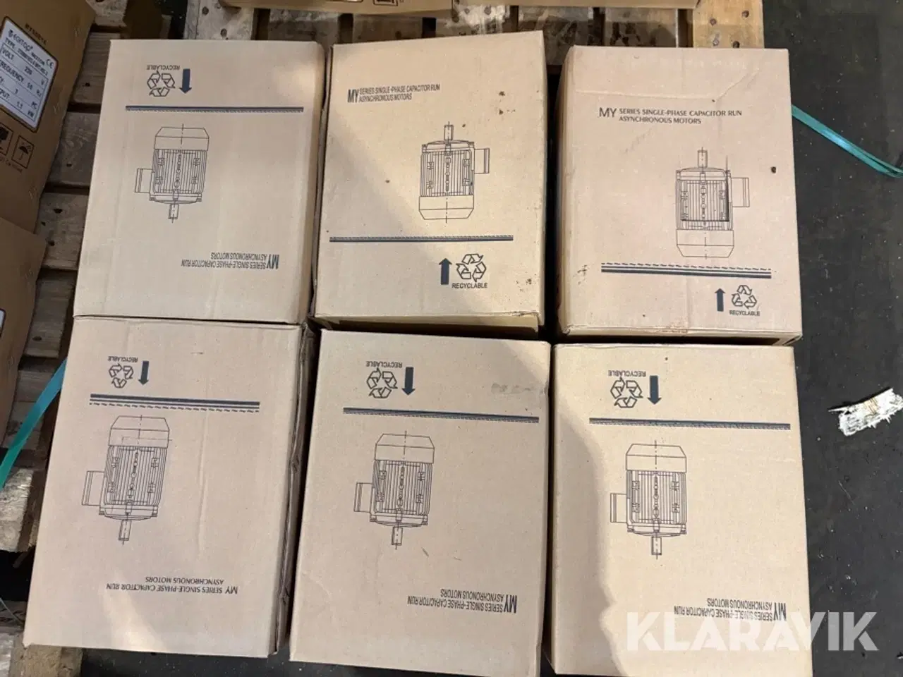 Billede 3 - El motorer - 6 styk Echtop MYT 802-2 6 styk