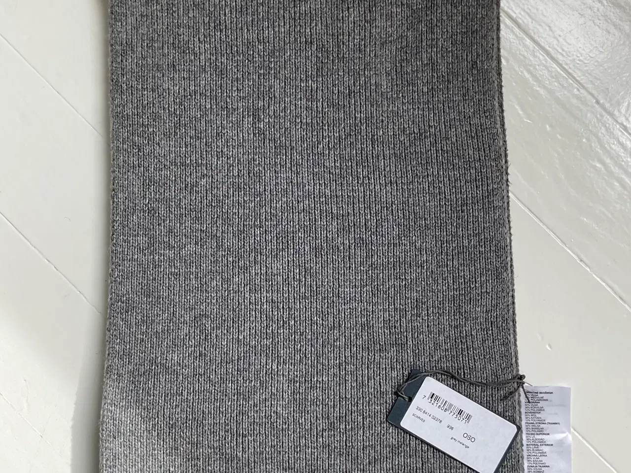 Billede 2 - Marc O’Polo ribstrikket halstørklæde