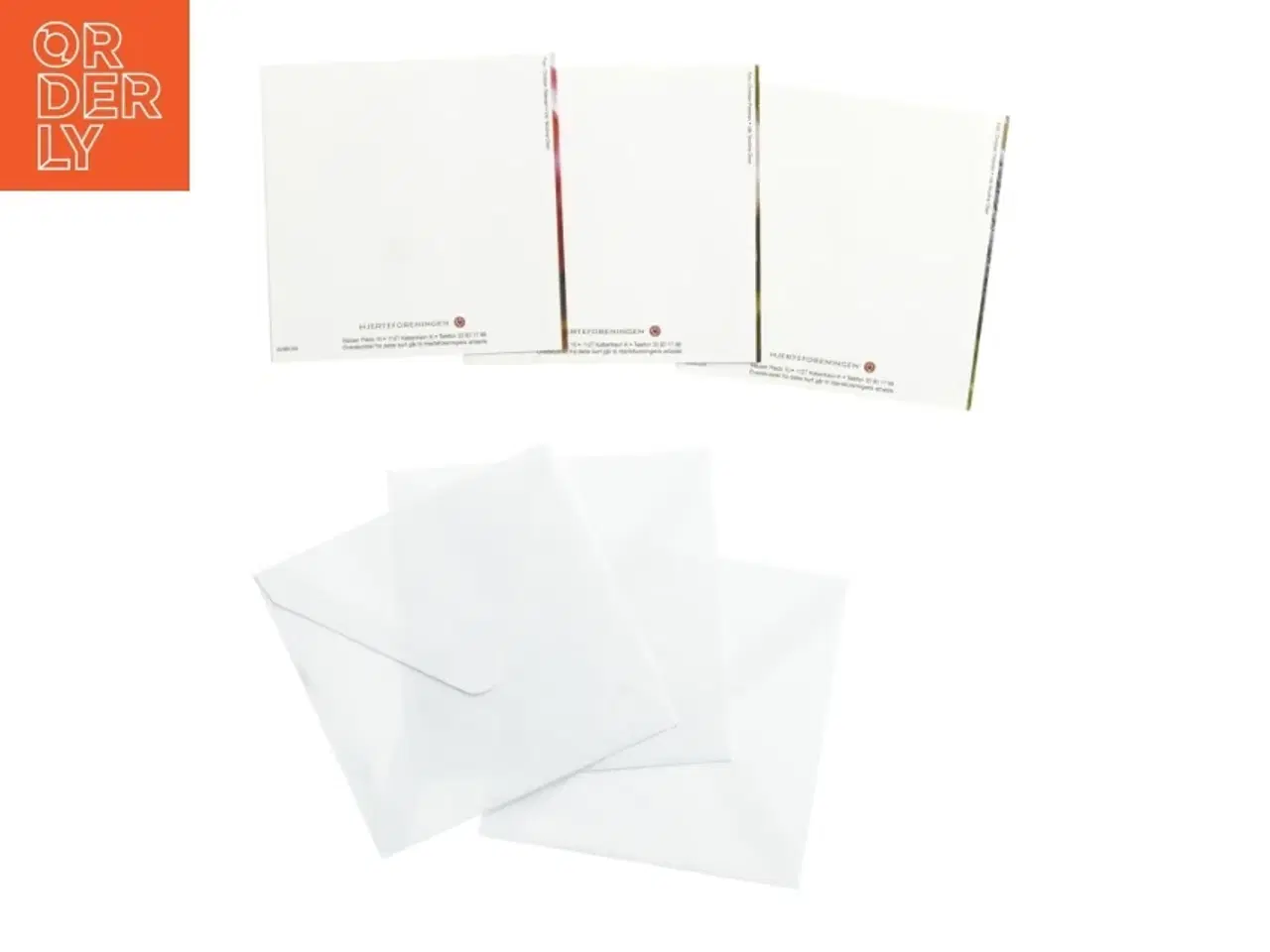 Billede 2 - Blomsterkort sæt fra Hjerteforeningen (str. 3 stk 12,5x12,5 cm)