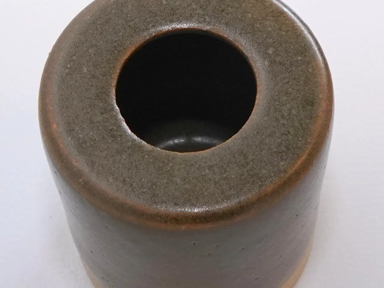 Billede 4 - Vase med douche grøn glasur fra Sondrup Keramik