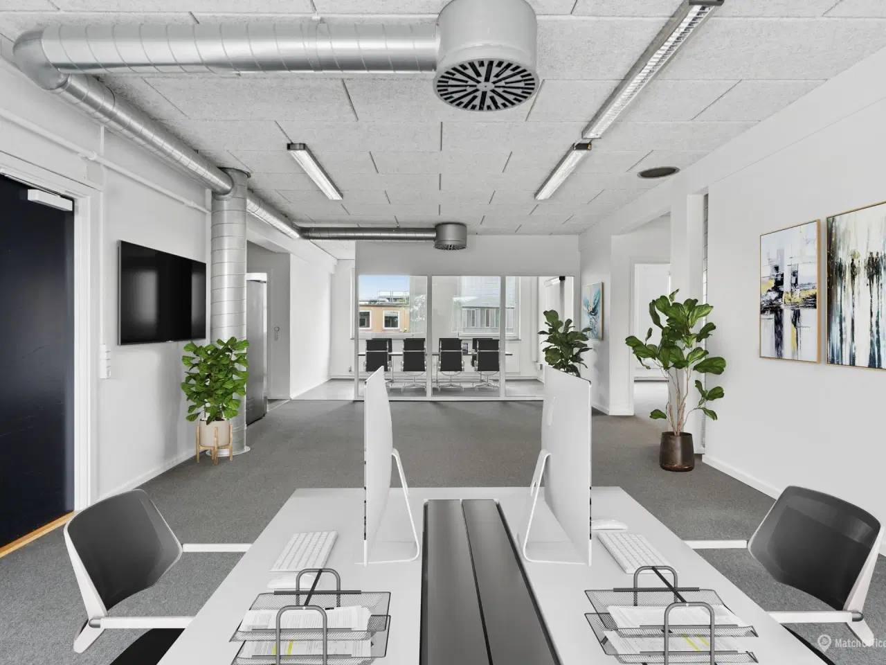 Billede 4 - Flot kontorlejemål med unik mulighed for at flytte ind i de velbeliggende lokaler i Glostrup Centrum.