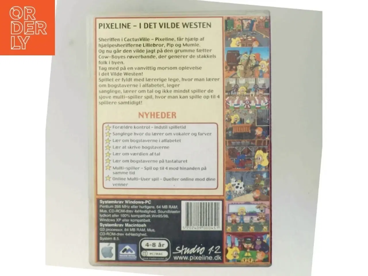 Billede 2 - Pixeline - I Det Vilde Westen PC Spil fra Studio 1-2