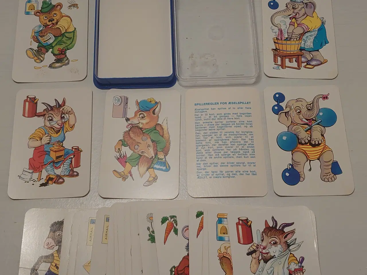 Billede 3 - Vintage Æselspil fra Piatnik, No 4479. Komplet.