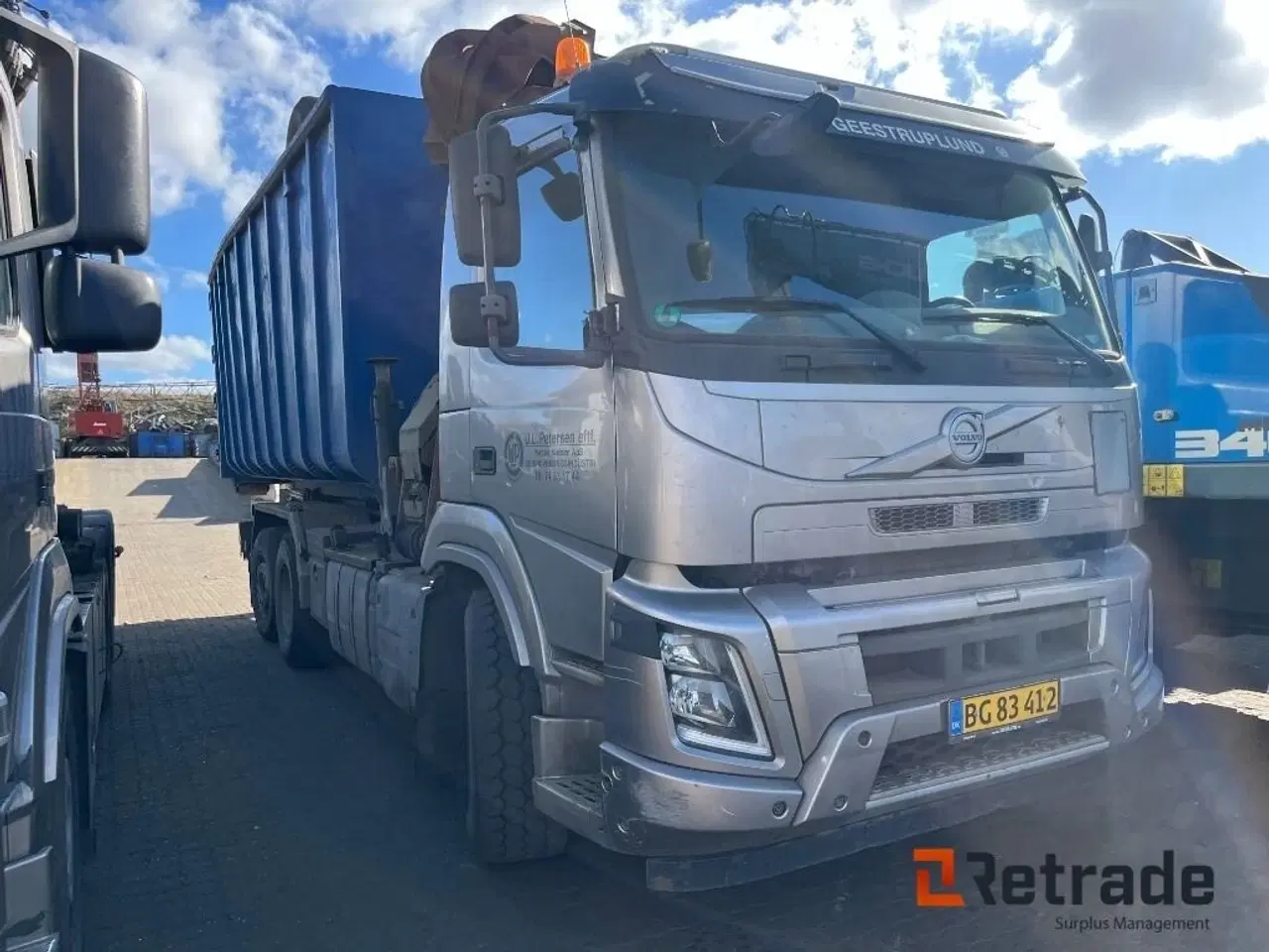 Billede 3 - Volvo FMX med containerkasse og HMF 2243-Z2 grabkran