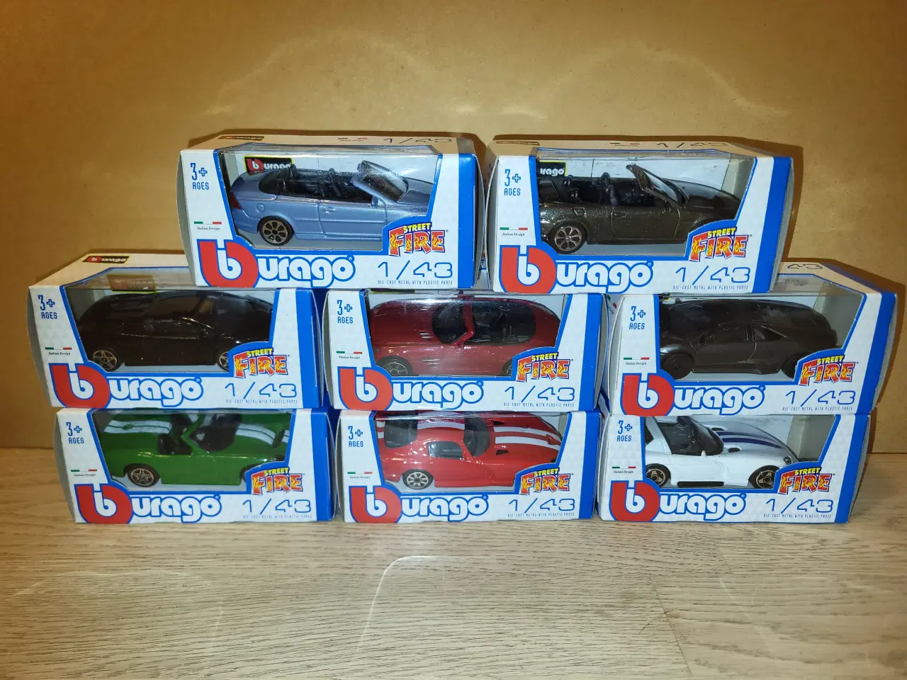 Billede 1 - Blandet modelbiler 8 stk. Nye