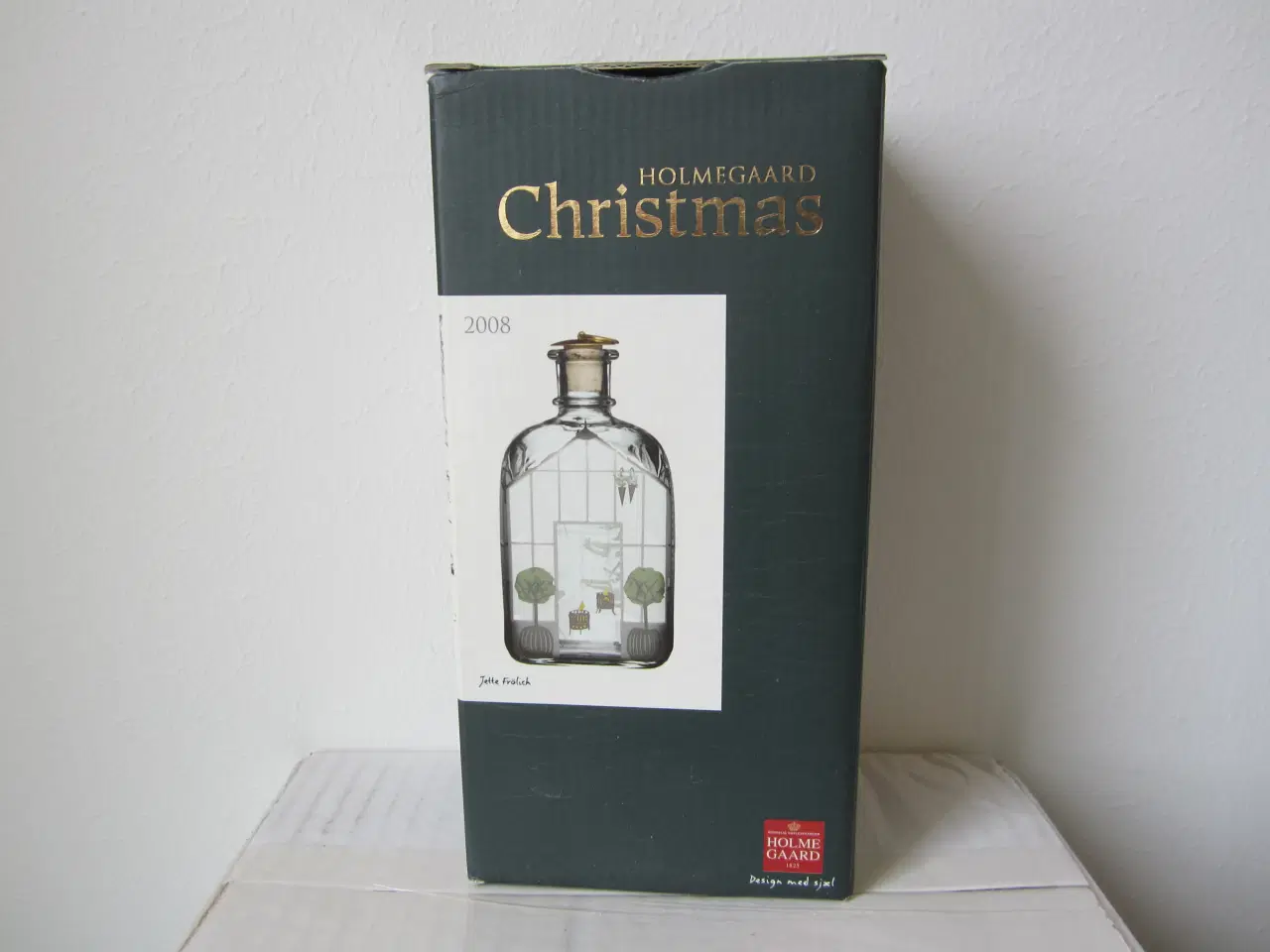 Billede 1 - 2008 Holmegaard juleflaske.