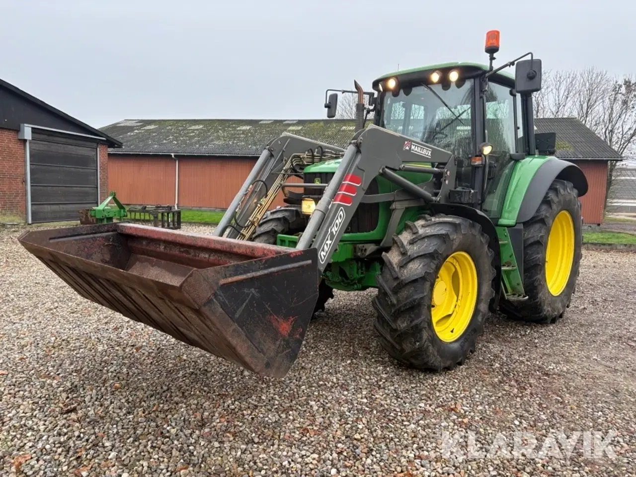 Billede 1 - Traktor John Deere 6230 - Med frontlæsser