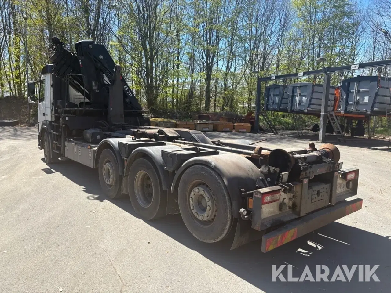 Billede 3 - Lastbil Volvo FM-460 med HIAB kran & 21 tons kroghejs 8x2