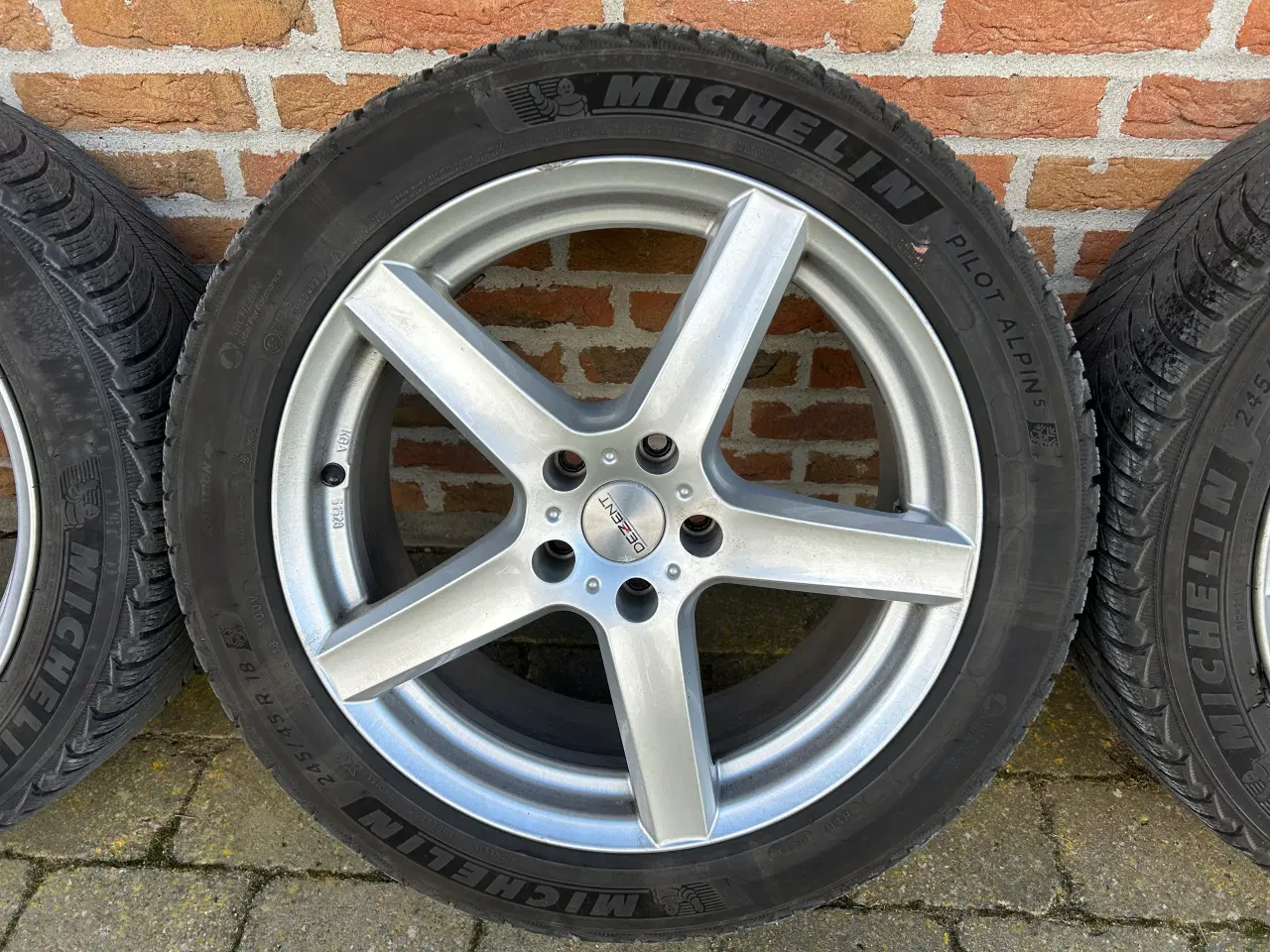 Billede 3 - NY PRIS -18” vinteralu Michelin Alpin til ex Cupra