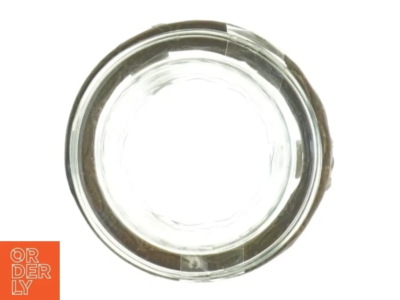 Billede 2 - Glasskål med jernfod (str. 9 x 8 cm)