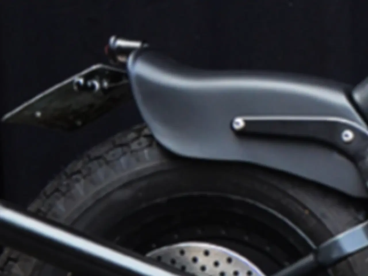 Billede 6 - Harley bagskærm, sandblæst, klar til chop