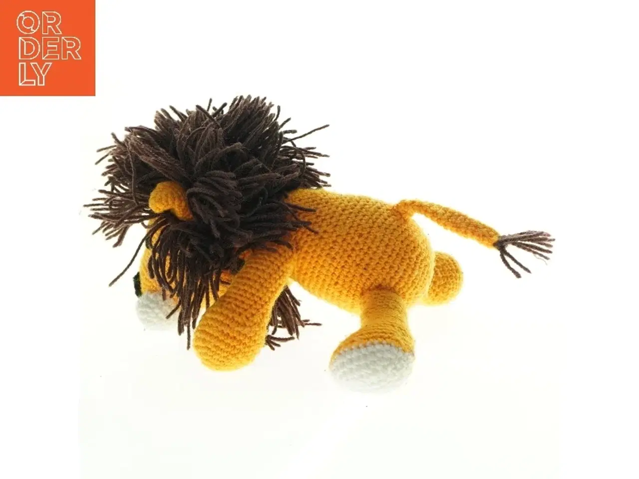 Billede 3 - Hæklet løvebamse (str. 25. x 13 cm)