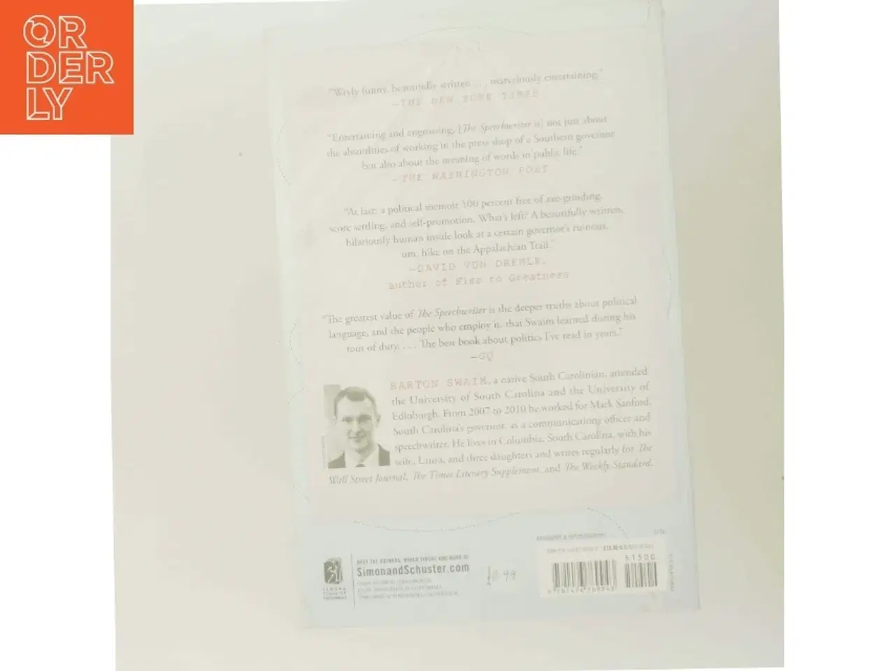 Billede 3 - The speechwriter : a brief education in politics af Barton Swaim (1972-) (Bog)