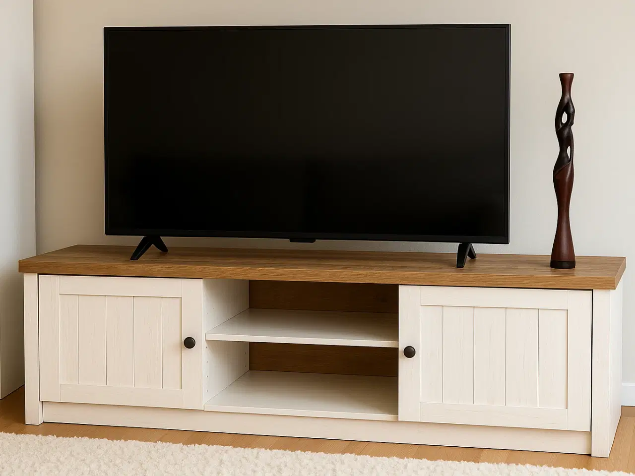 Billede 4 - LG 50” 4K TV + IKEA MARKSKEL TV-bord – god stand