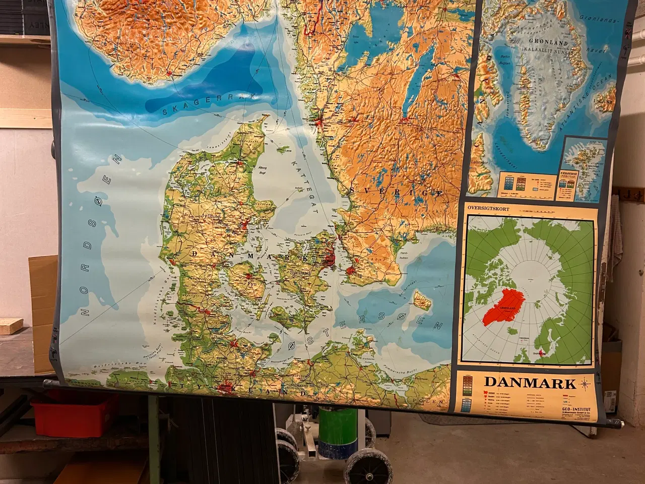 Billede 2 - 3D Danmarks kort