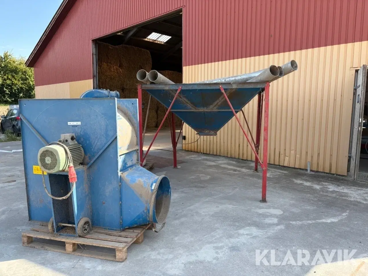 Billede 2 - Korn silo + korn blæse anlæg Flexsilo System
