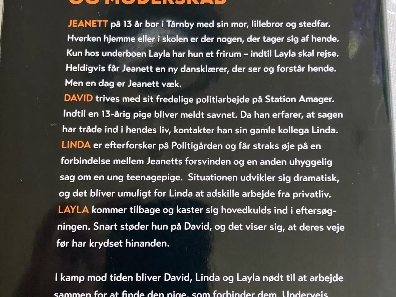 Billede 1 - Pigen ingen savnede - Lisa Holm Fjord