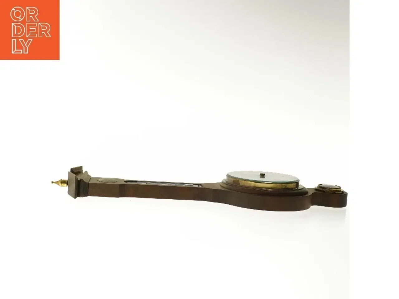 Billede 2 - Gammelt Vægbarometer og termometer (str. 54 cm)