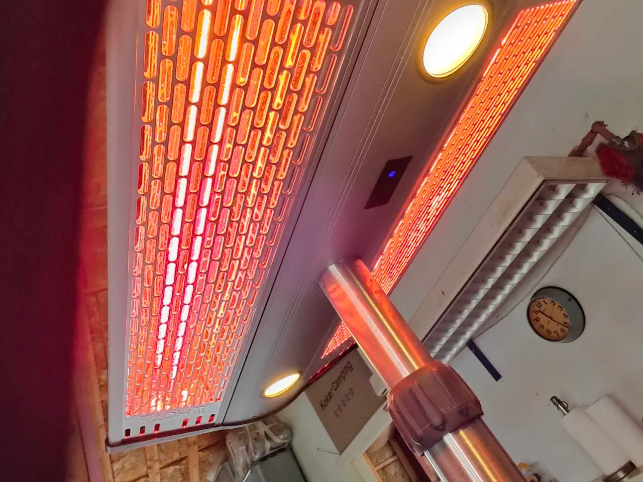 Billede 1 - Terassevarmer med spot. 