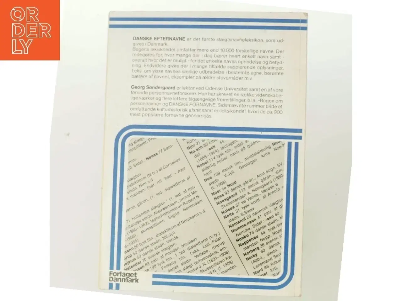 Billede 3 - Danske efternavne af Georg Søndergaard (Bog)