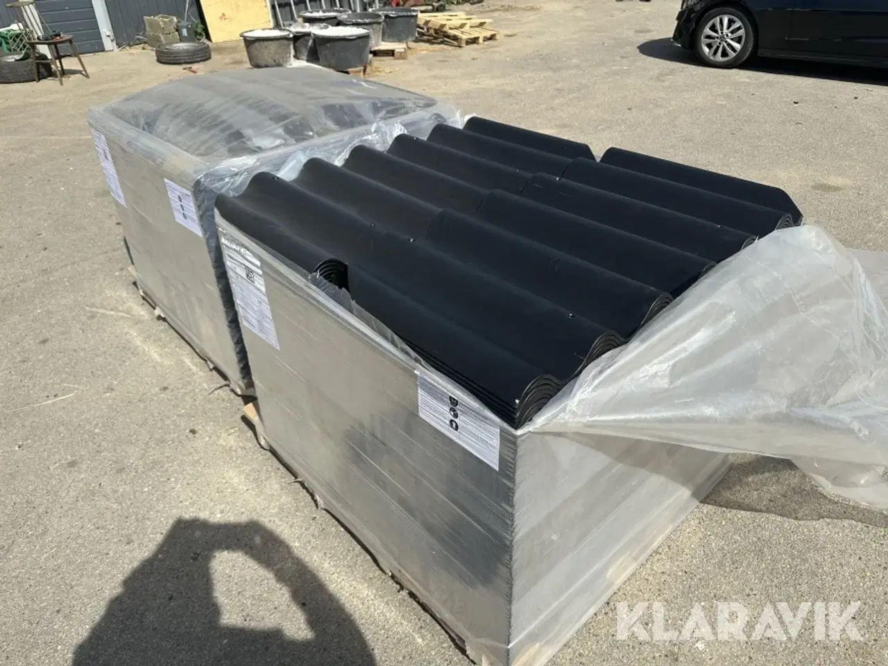 Billede 3 - Bølgeplader Euronit 702 HJ/HU Sort - 300 styks