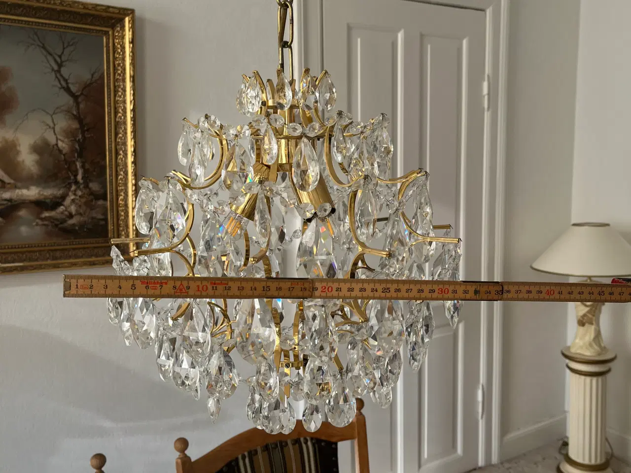 Billede 10 - Lysekrone og 2 stk lampetter