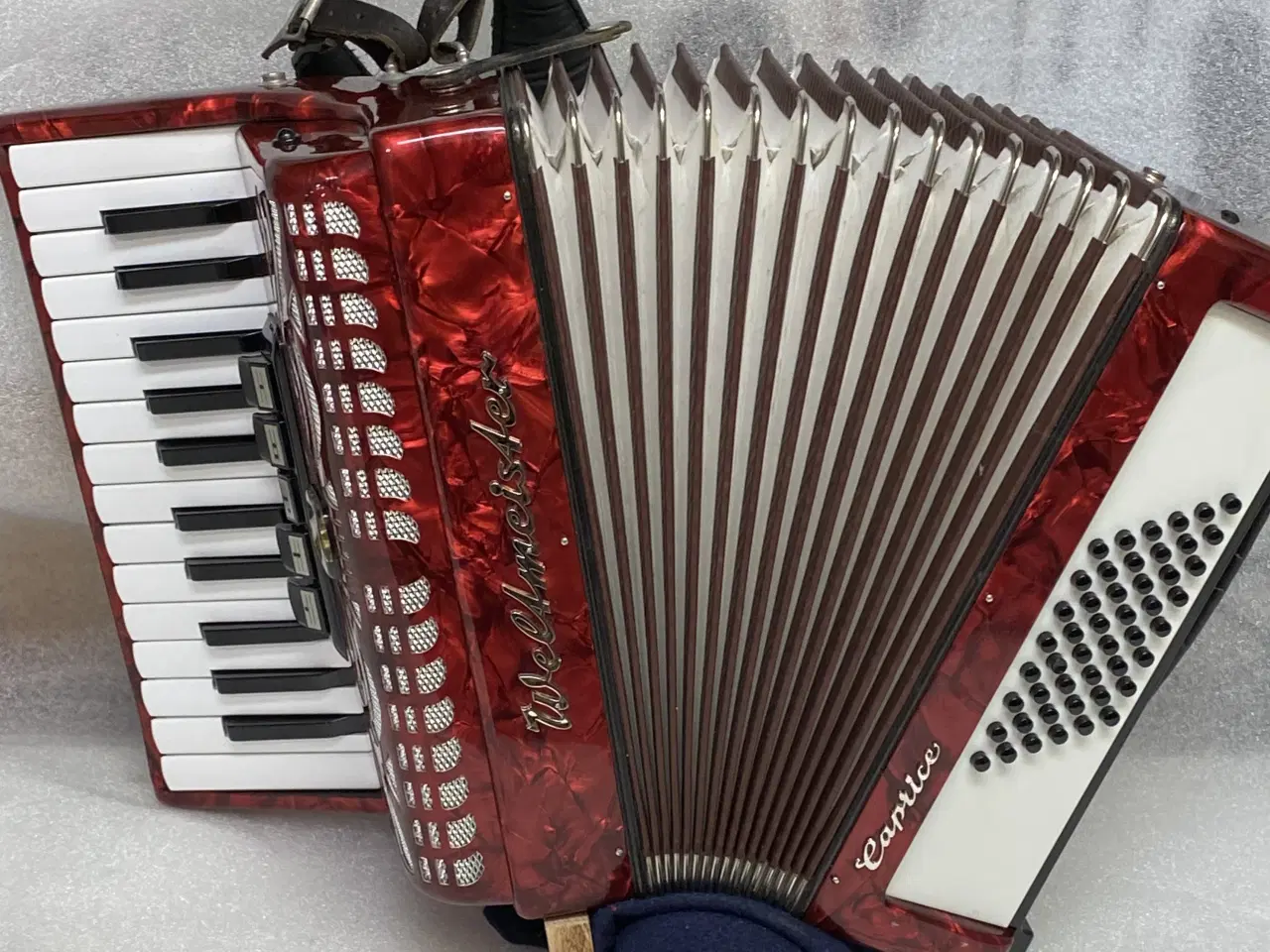 Billede 5 - Weltmeister Caprice tangent-harmonika – vinrød – 5