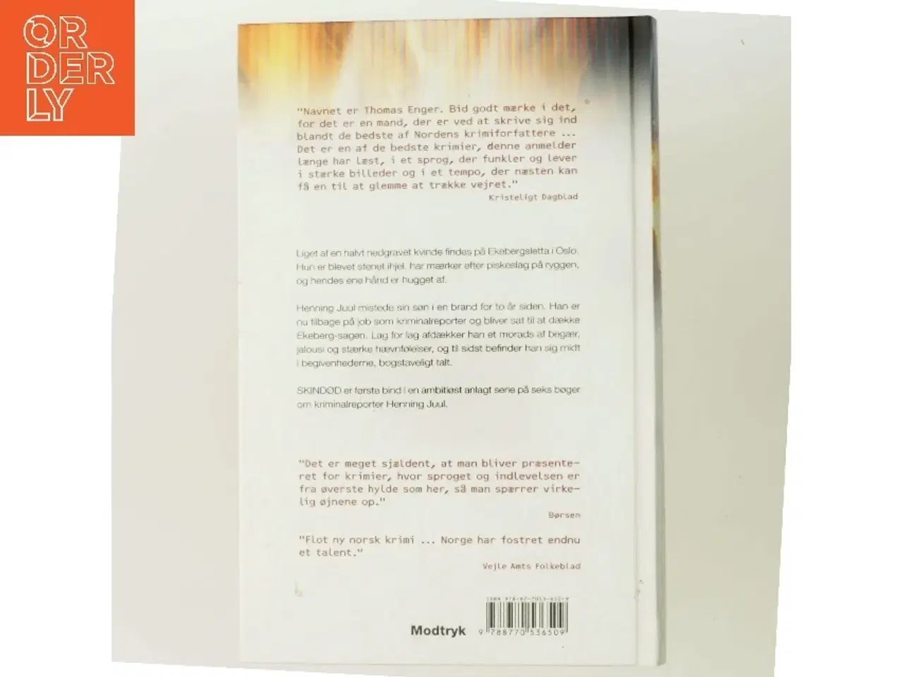 Billede 3 - Skindød af Thomas Enger (Bog)