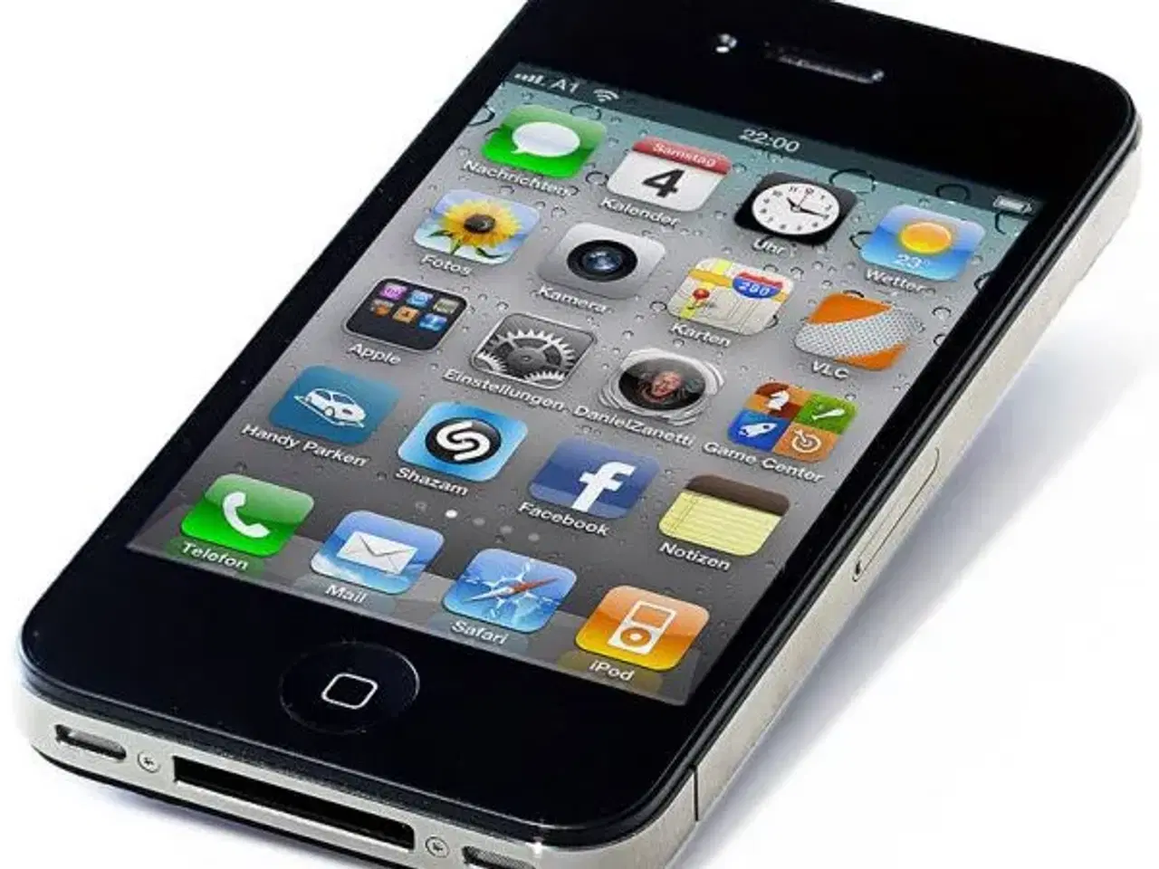 Billede 1 - iPhone 4, 16 GB, sort, sim-låst: Nej