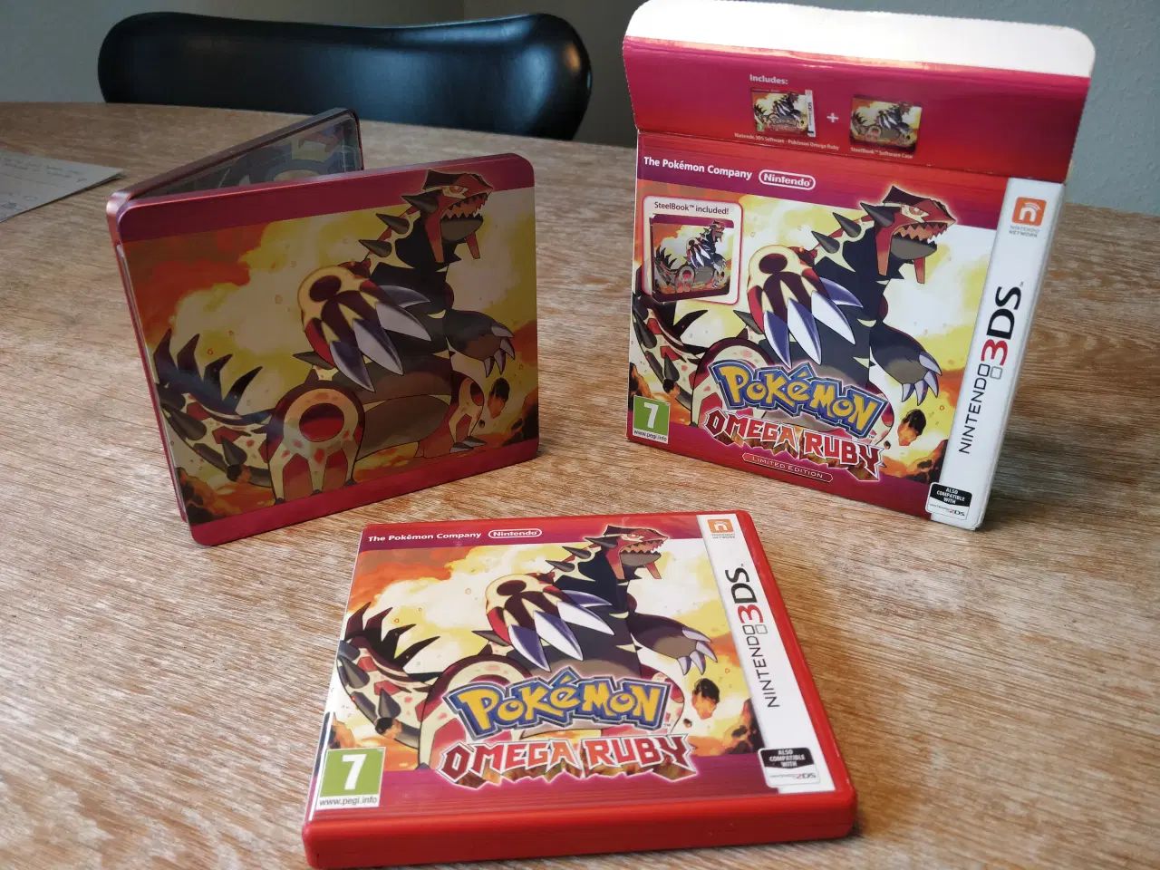 Billede 1 - Pokemon Omega Ruby, Limited Edition Steelcase, 3DS