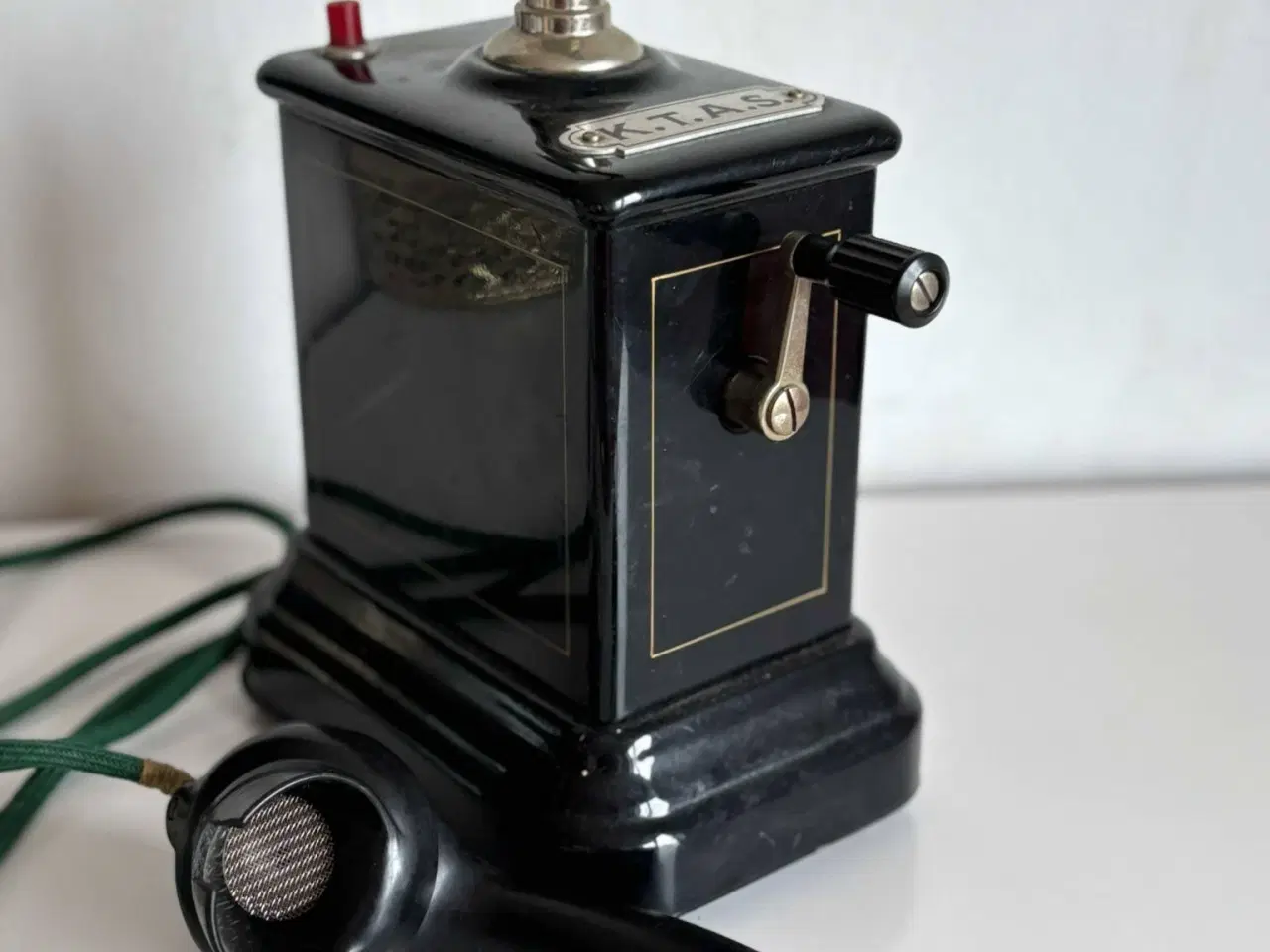 Billede 3 - Antik gammel bordtelefon