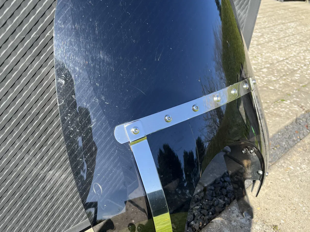Billede 3 - Mørk tonet vindskærm til H-D touring