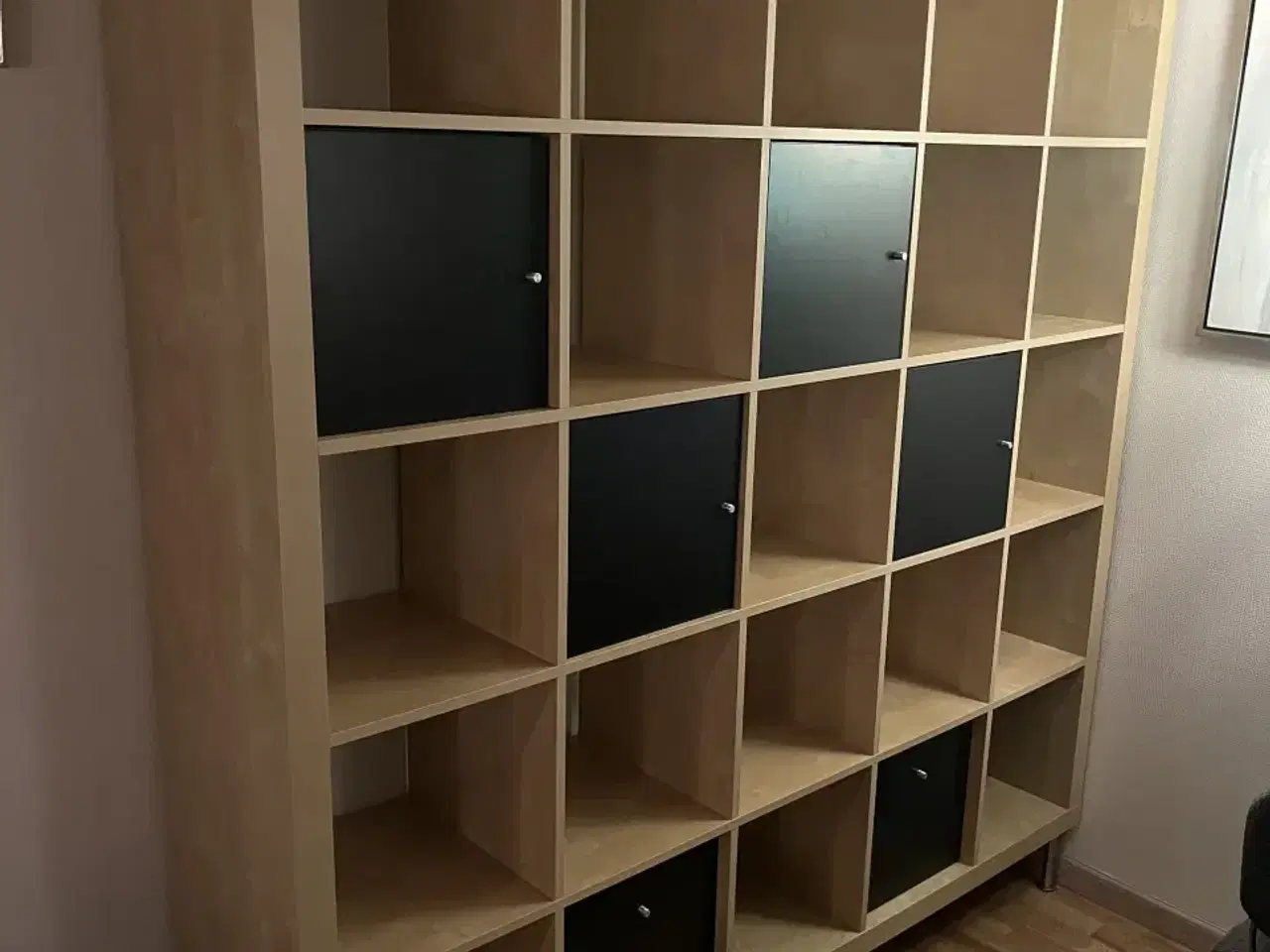 Billede 2 - Låge og skuffe til ikea reol (kallax) sort