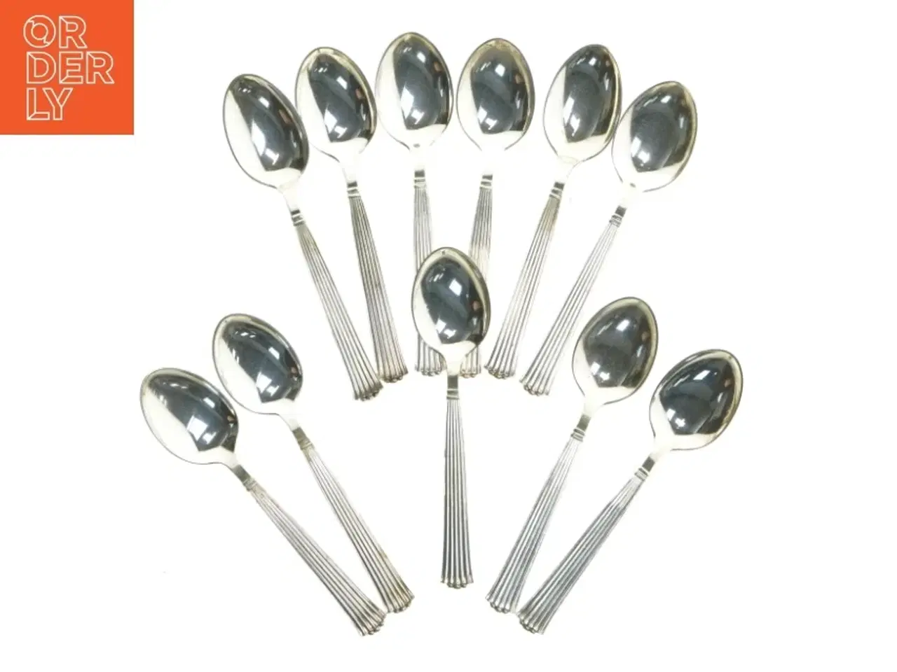 Billede 3 - Sæt af 11 Diplomat sølvplet skeer (str. 11 styk 18 cm)