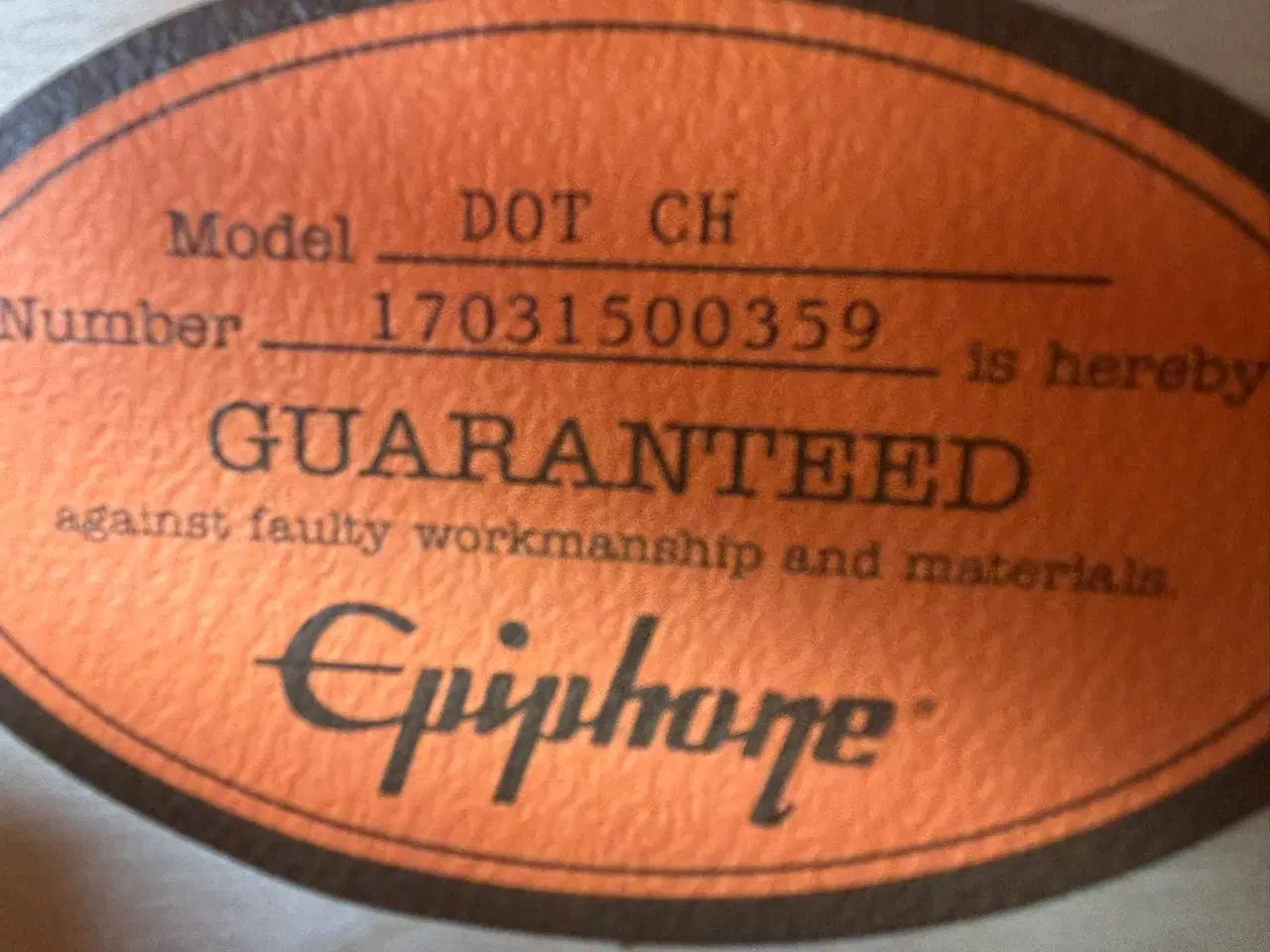 Billede 3 - Epiphone Dot m. Duesenberg tremolo