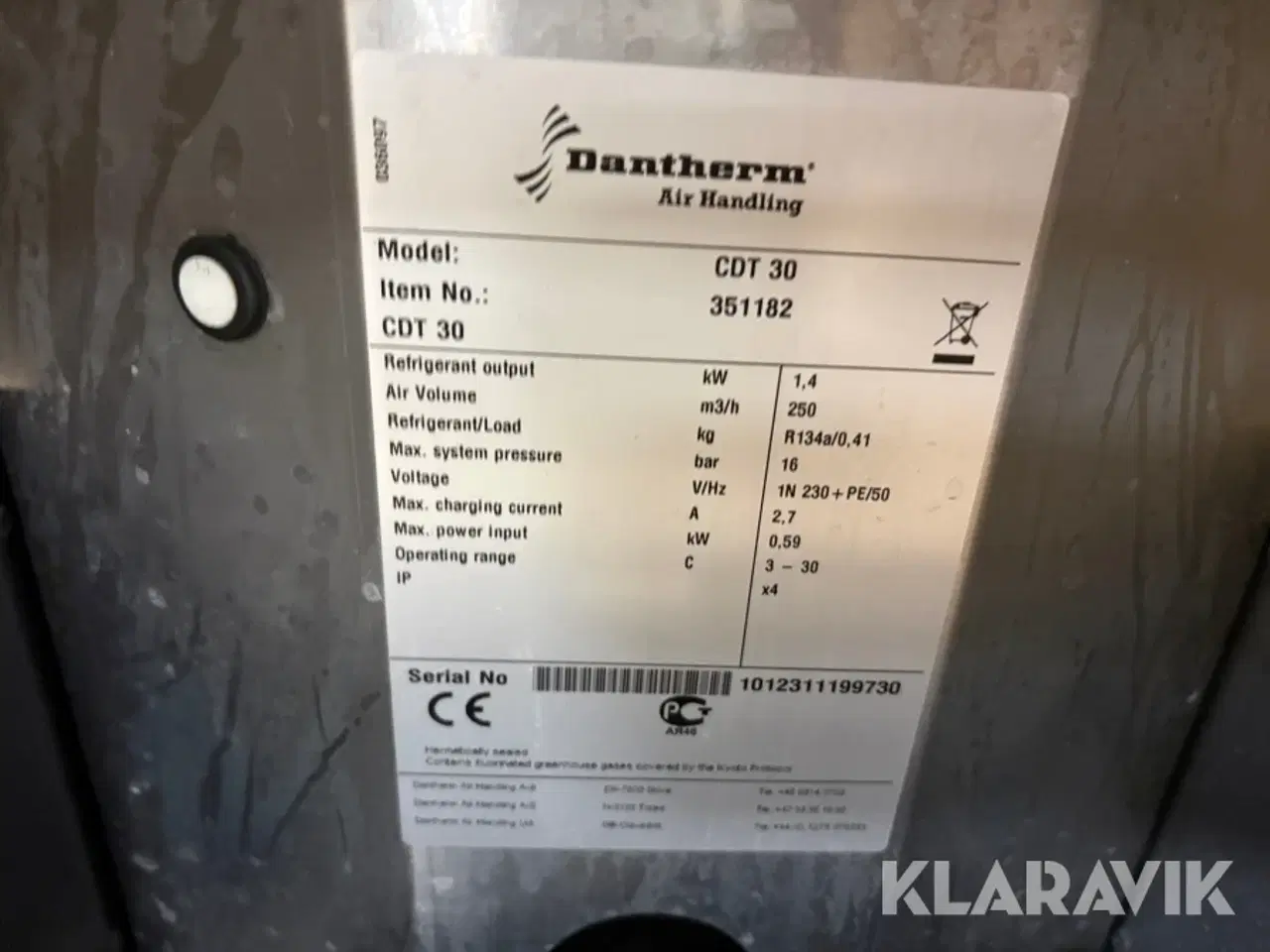 Billede 7 - Affugter Dantherm CDT 30