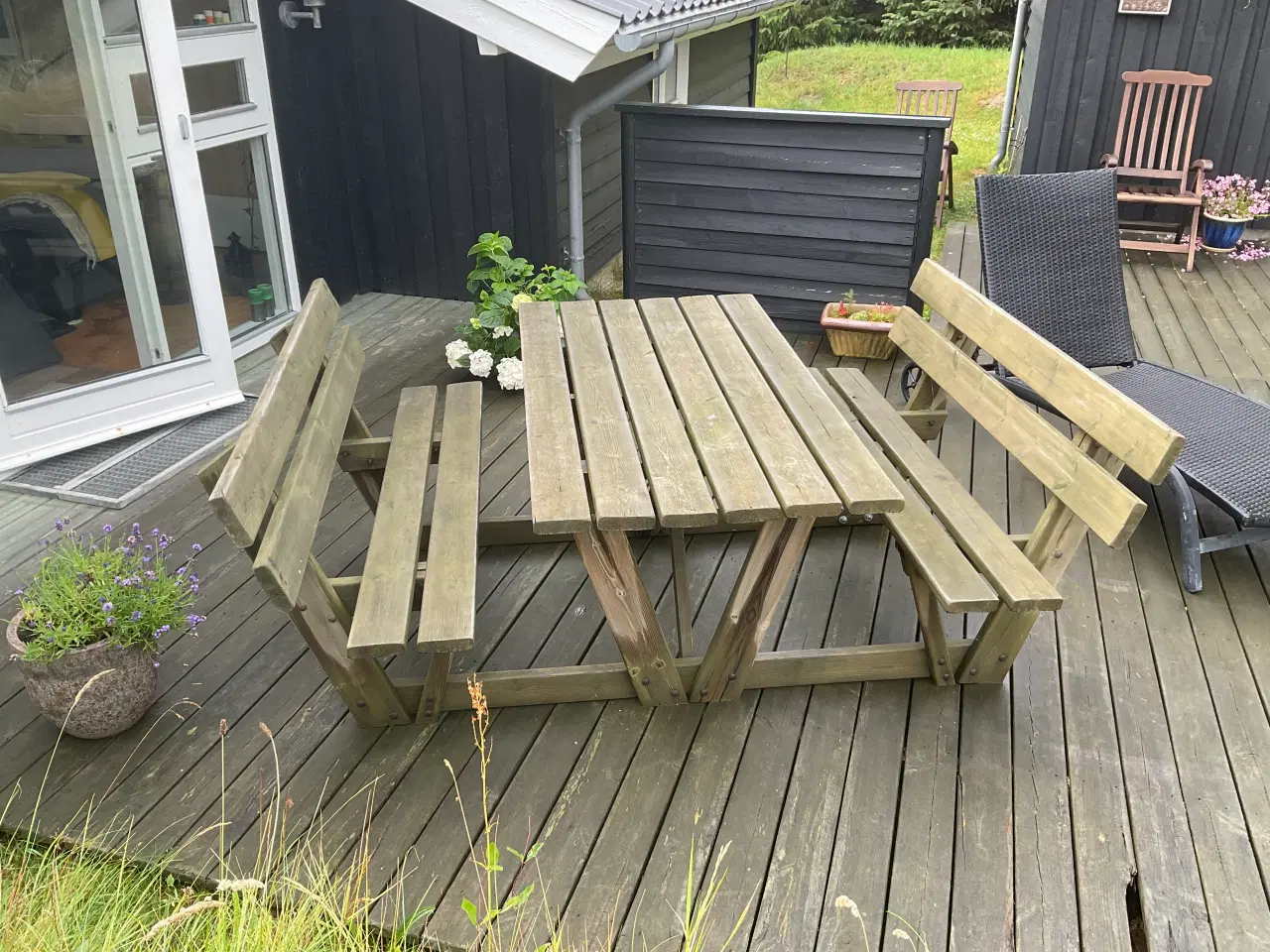 Billede 3 - Bord bænkesæt udendørs