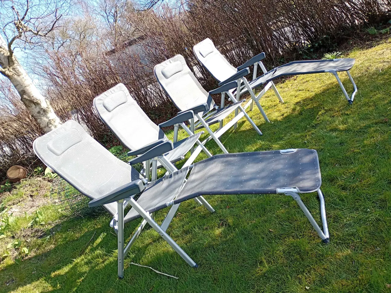Billede 1 - 4 WESTFIELD stole med 2 fodstøtter 