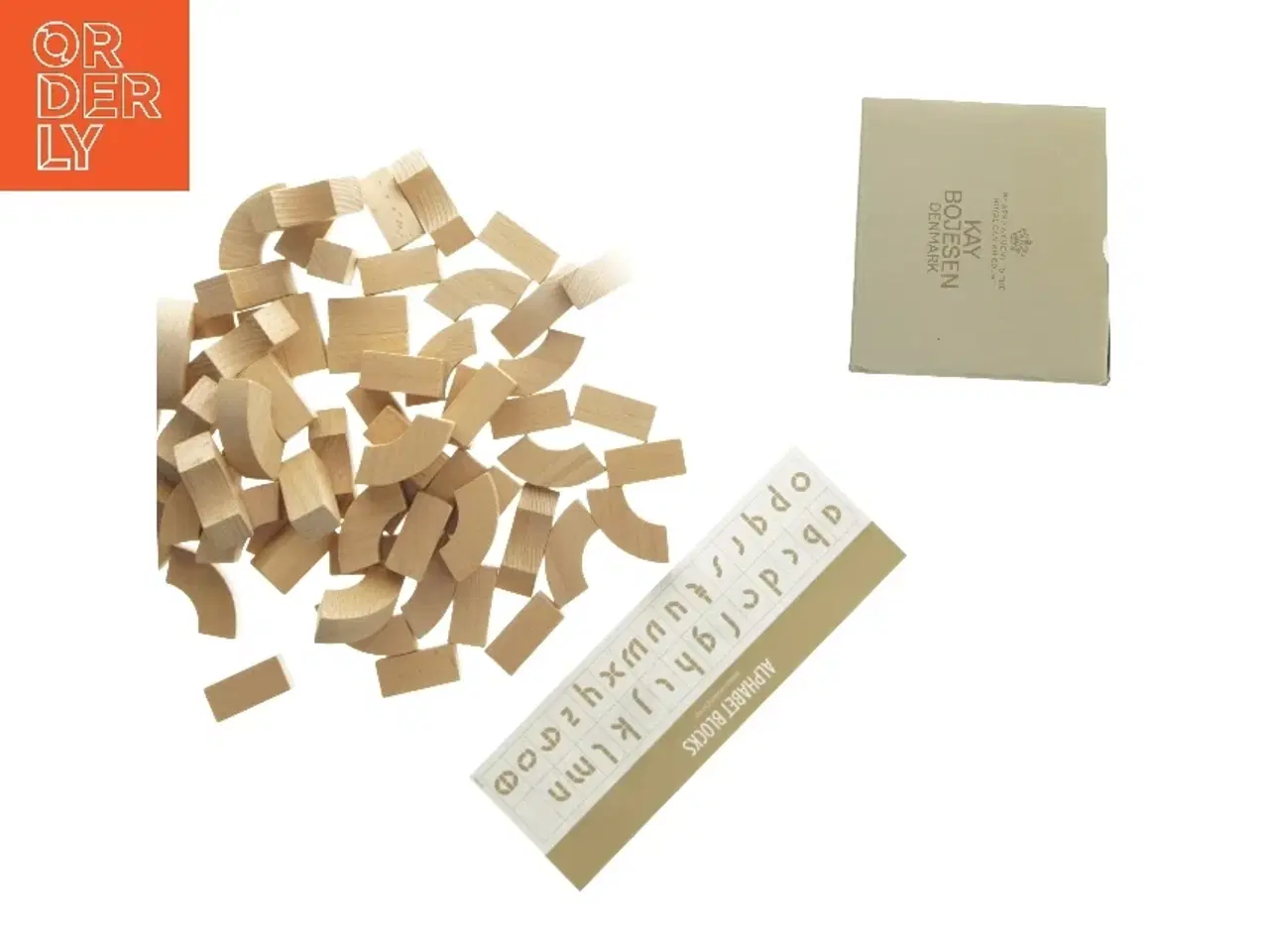 Billede 4 - Kay Bojesen alfabetklodser fra Kay Bojesen (str. 5 cm)