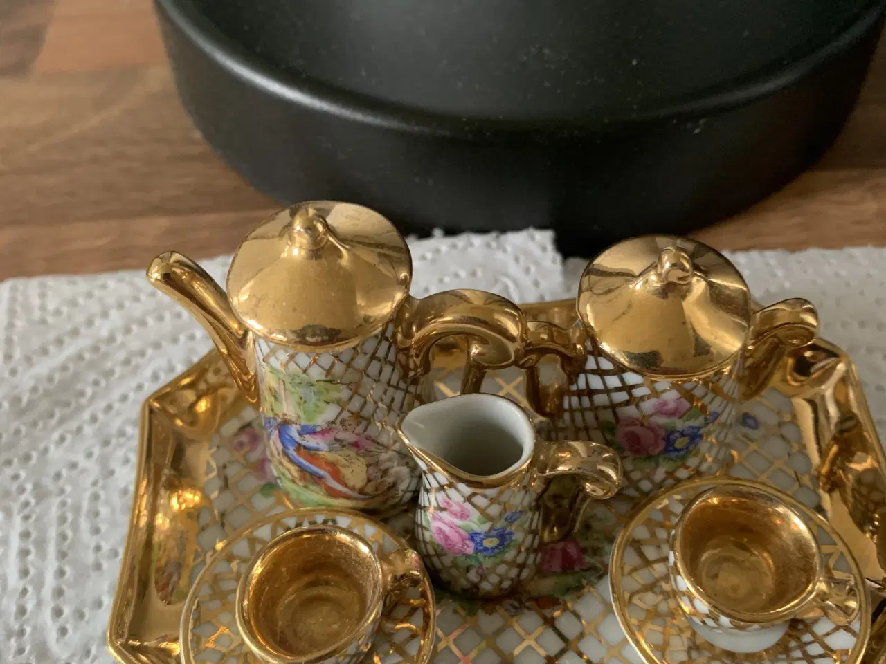 Billede 1 - Miniature kaffesæt limoges porcelæn