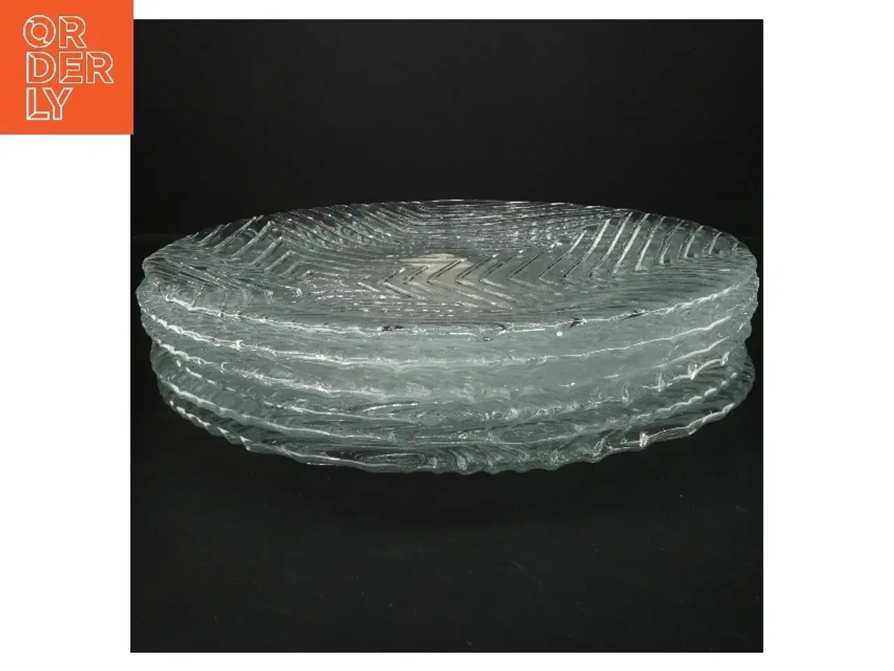 Billede 1 - Sæt af 6 glasfade fra Sandra Rich (str. 6 styk, ø 30 cm)