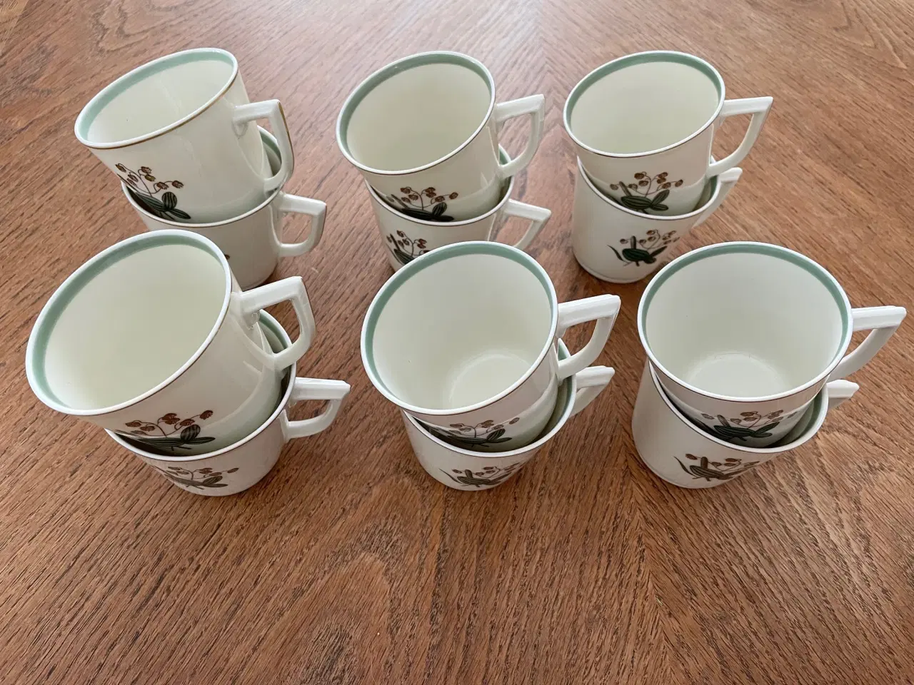 Billede 2 - Kaffestel fra Royal Copenhagen "Hjertegræs"