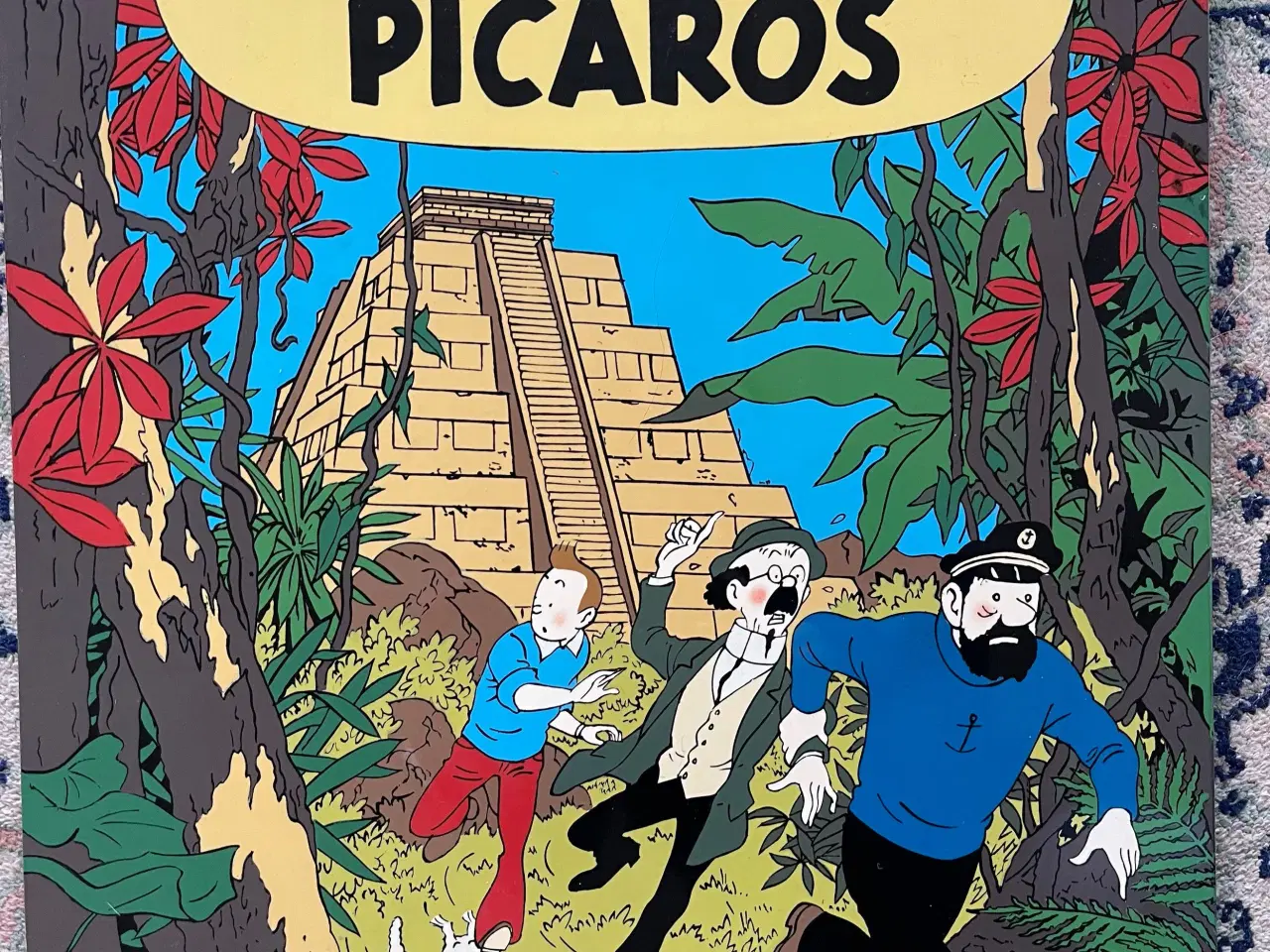Billede 4 - Plakater i lak Tintin