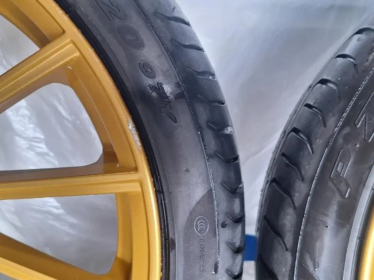 Billede 2 - Audi fælge nyrenoveret gold metallic