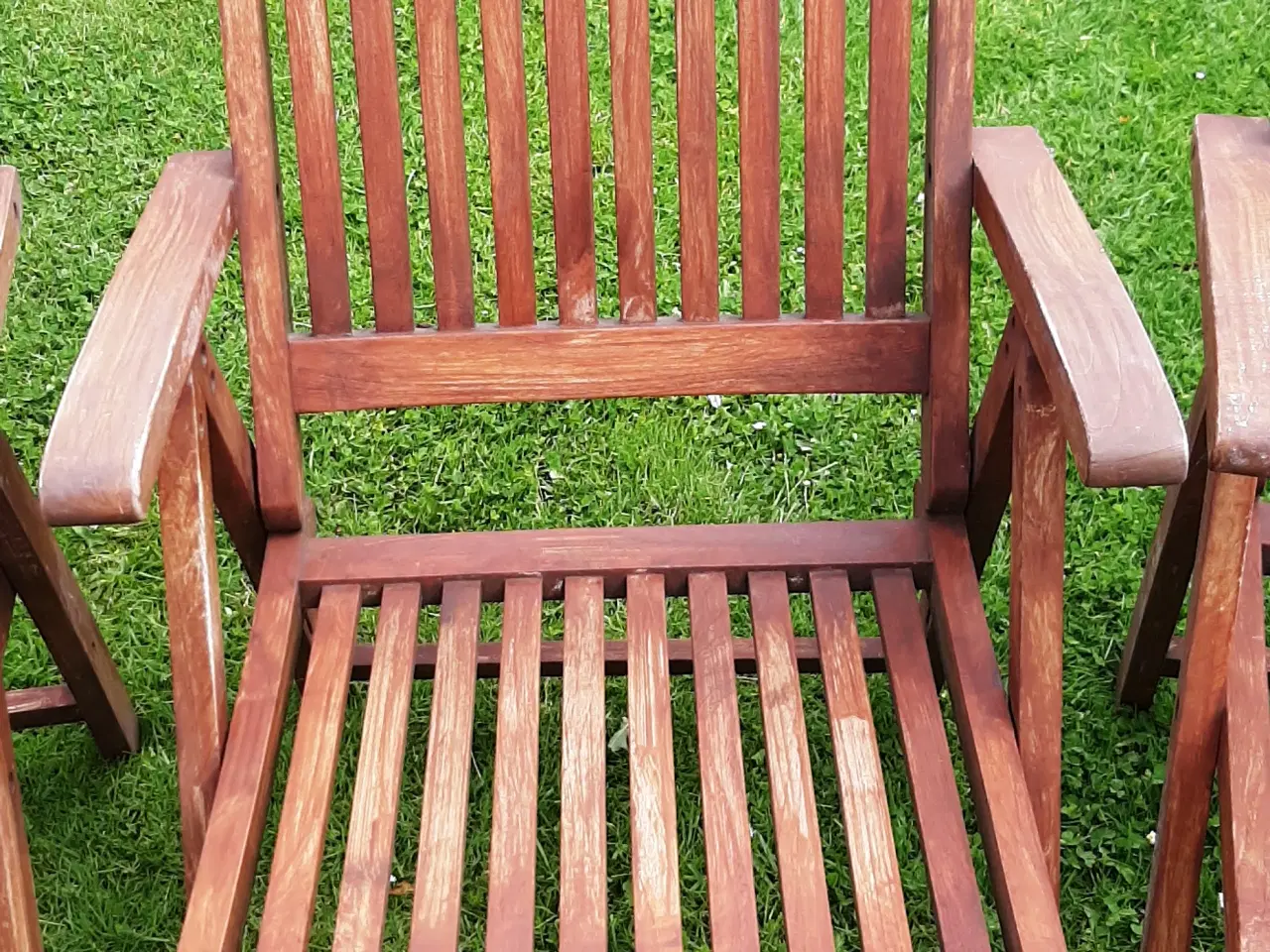 Billede 3 - 4 Teak havestole