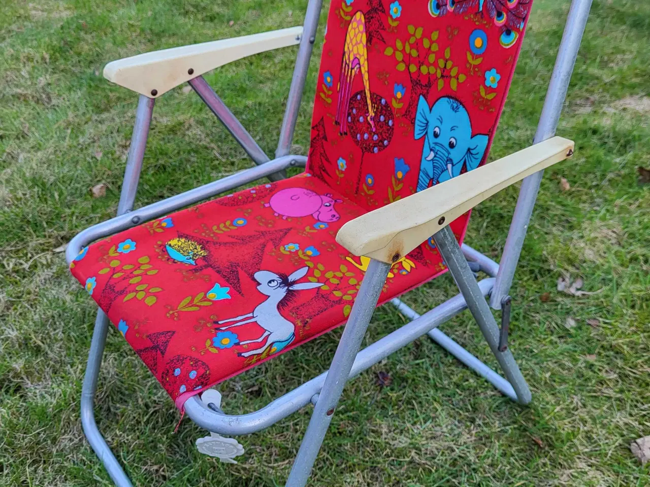 Billede 1 - Retro foldestol til børn