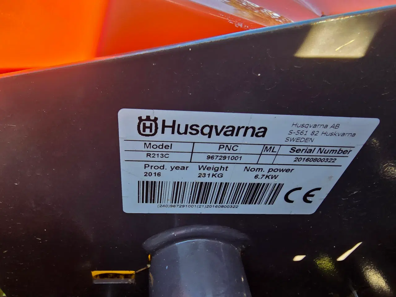Billede 7 - Husqvarna r213c 