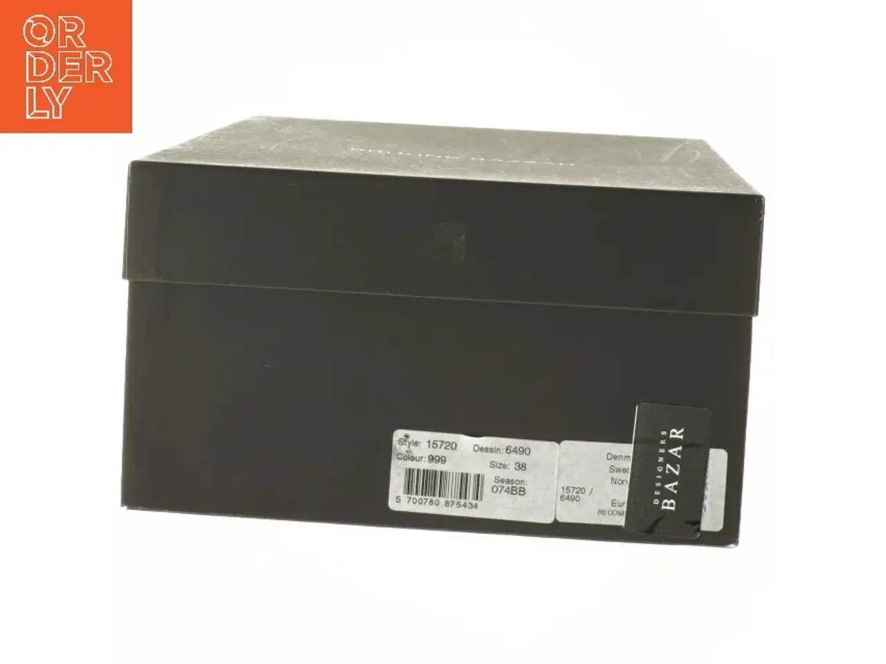 Billede 7 - Sorte højhælede sko (str. 38)